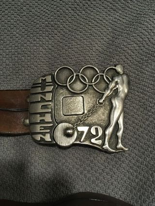 1972 Munich Olympics Belt (rare)