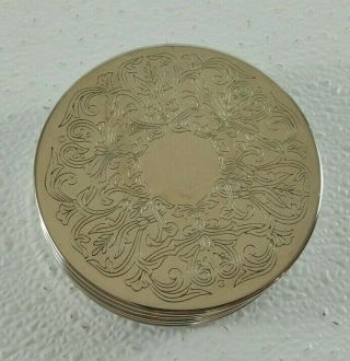 Set of 6 Ornate Silverplated Coasters Silver Plated 2