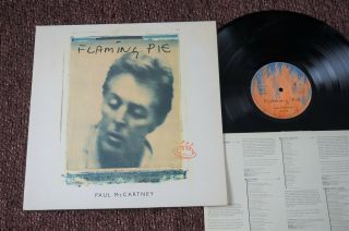 Paul Mccartney - Flaming Pie (parlophone Uk 1st Press Lp 1997) A - 1/ B - 1.  Rare
