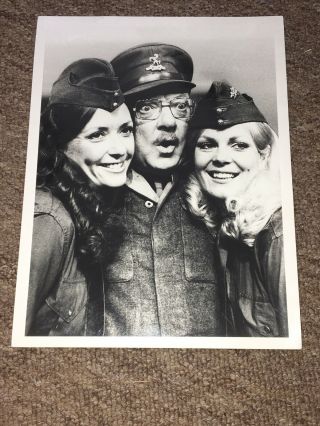 Arthur Lowe As Captain Mainwaring - Rare 1975 Press Photo.  Dad’s Army
