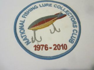 Vintage Fishing Lure Nflcc Patch Bomber