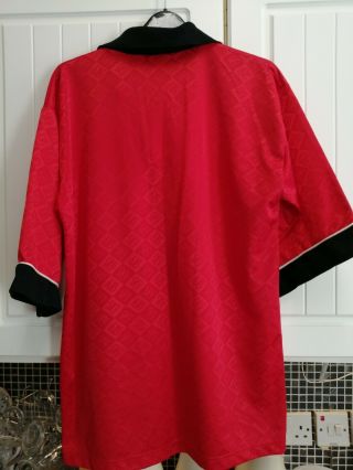 Vintage Walsall Football Shirt 1995 - 96 Home Jersey Medium mens Rare Top 3