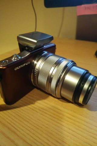 Olympus Pen E - Pm1 - Rare Brown Version - Only,  Includes