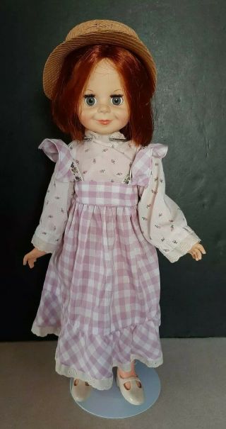 Vintage 1970 Ideal Toys 16 " Crissy Doll Red Hair Green Eyes - Hair Grows