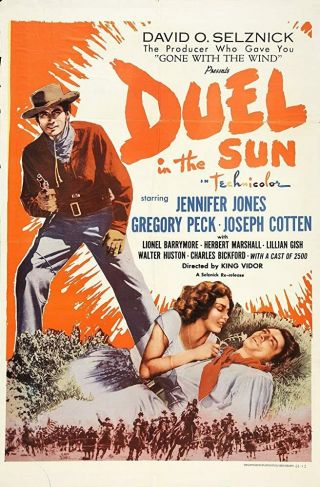 Rare 16mm Feature: Duel In The Sun (gregory Peck / Jennifer Jones)