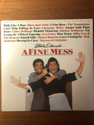 Rare Henry Mancini - A Fine Mess Lp Vinyl Ost Soundtrack Blake Edwards