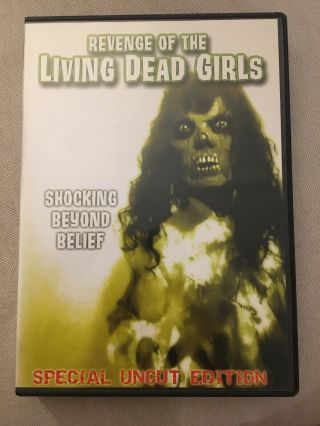 Revenge Of The Living Dead Girls Dvd Retromedia French Gore Rare