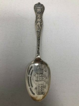Eld Sterling Silver Souvenir Spoon State Normal School Greeley Colorado