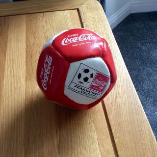 Italia ‘90 Coca - Cola Mini Soccaball Rare Promotional Ball World Cup 1990