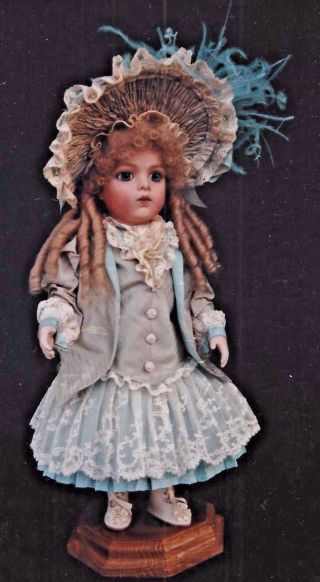 12 - 14 " Antique French Bru Doll Dress Jacket Vest Hat Underwear Pattern German