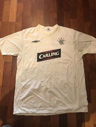 Classic Glasgow Rangers 09 - 10 Rare Vintage Third Football Shirt Jersey Top Umbro