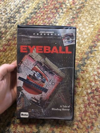 Eyeball Beta Not Vhs Rare Horror Prism Entertainment Clamshell Big Box