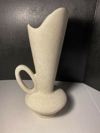 Mid Century China Craft Ceramic Splatter Ewer Vase Pitcher C - 414 3