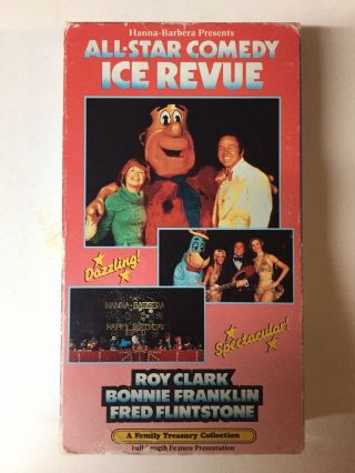 Hanna Barbera All Star Comedy Ice Revue Vhs Rare Roy Clark Bonnie Franklin