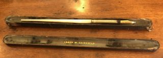 Antique Leroy W.  Fairchild Dipping Pen With Mother Of Pearl Handle/case