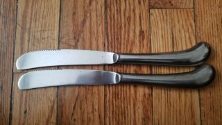 2 Antique Vintage Collectible Knives 9.  25 " Rogers Stainless - Korea