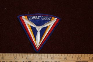 Rare World War 2 U S Army Air Corp Combat Crew Uniform Insignia Patch