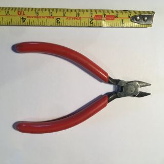 Vintage Rare Snap - On Small Diagonal Side Wire Cutters - 4” Long - Made In Usa