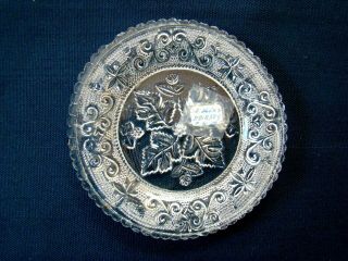 Antique Flint Glass Cup Plate Lee Rose 268 Unlisted Variant; Eapg,  Lacy