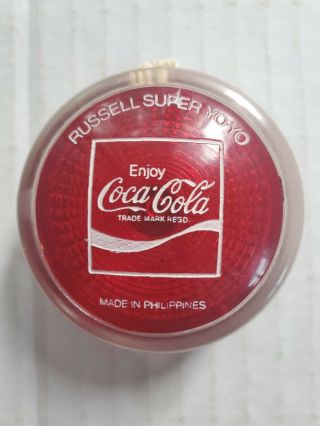 Rare Vintage Coca Cola Russell Yoyo,  Philippines Coke