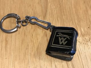 Very Rare Old Wolves Football Cub Key Ring With Photoes Of Players