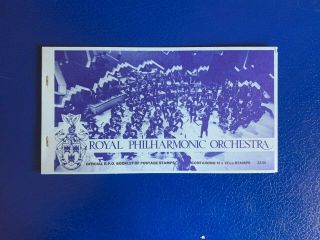 Great Britain 1980 Booklet Mnh Royal Philharmonic Orchestra Beecham Rare