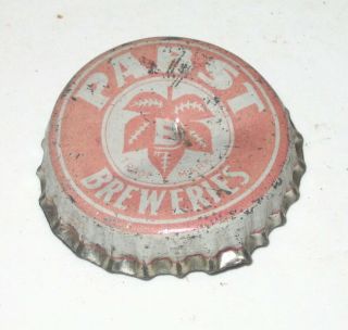 Rare Unusual Pabst Beer Ale Breweries Large Size Bottle Cap Larger Than Standard