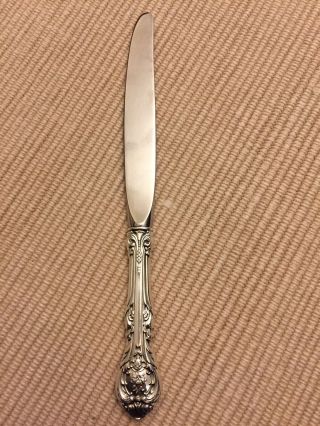 Gorham King Edward Sterling Silver French Hollow Knife 8 7/8 "