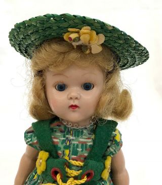 Vintage Vogue Ginny Doll 1954 42 My Tiny Miss Sleep - eye painted lashes walker 2