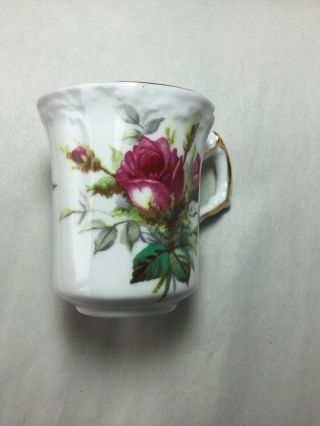 CUP,  SAUCER,  GRANDMOTHERS ROSE MADE IN ENGLAND.  BY HAMMERSLEY,  BONE CHINA. 2