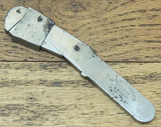 1924 Patented U.  S.  Wrench Co.  6” Bohn Quickfit Adjustable Wrench - Antique Hand To