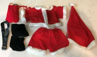 Vtg Christmas Santa Claus Doll/plush Toy Humorous Costume/outfit & Accessories