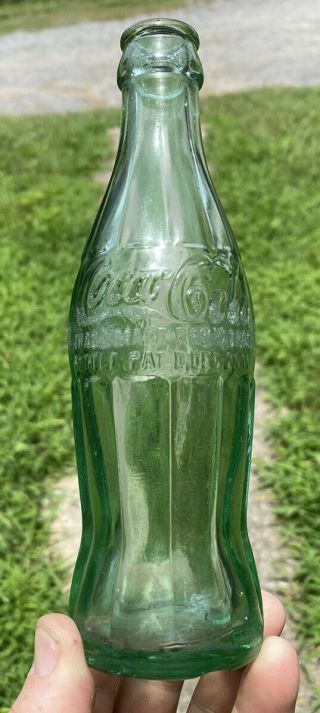 Rare 1923 Coca Cola Hobbleskirt Bottle Decatur Alabama Ala