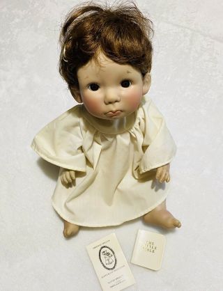Vintage Lee Middleton Little Angel 14 " Vinyl Doll With Bible 1979