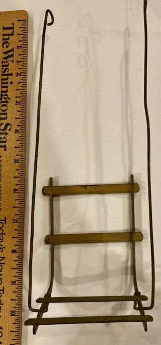 Rare Antique Miniature Ormulu Metal Swing For Doll Houses Or Doll Accessory