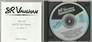 Stevie Ray Vaughan Best Of Soul To Soul Sessions Rare Oop Cd Srv Blues