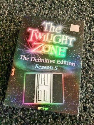 The Twilight Zone " Definitive Edition: Season 5 " 6 - Dvd Set (2004) Oop Rare