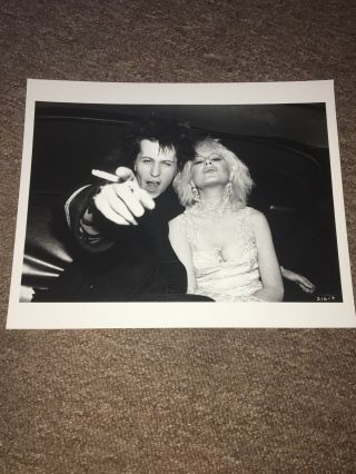 Sid And Nancy - Rare 1986 Press Photo.  Vicious.  The Sex Pistols Johnny Rotten