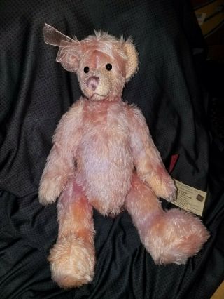 Russ Vintage Retired 100 Mohair Limited Edition Teddy Bear “cornelia” 13”
