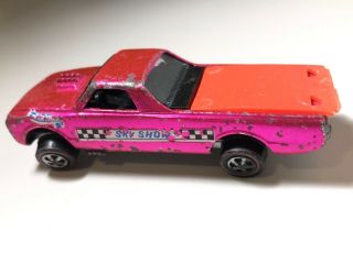 Ultra Rare Hot Pink Hot Wheels Redline Sky Show Custom Fleetside