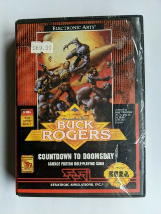 Buck Rogers: Countdown To Doomsday (sega Genesis,  1991) Rare