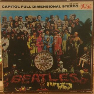 The Beatles Sgt.  Peppers Reel To Reel Capitol Yit 2653 Rare