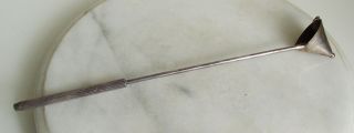 Vintage Silver Plated Candle Snuffer 30cm Long