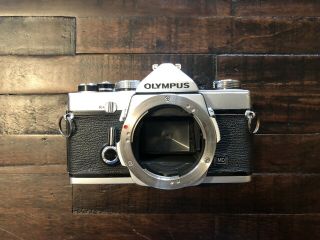 Rare Olympus Om - 1 35 Mm Slr Camera Body Only Repair