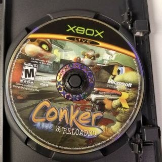 Conker: Live & Reloaded - Microsoft Xbox (2005) Disc Only - Rare
