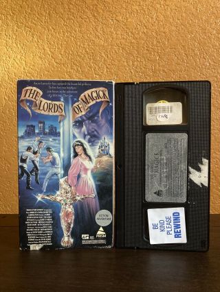 The Lords Of Magick Vhs Rare Prism Sword And Sorcery Meet Modern Day 80s Cali
