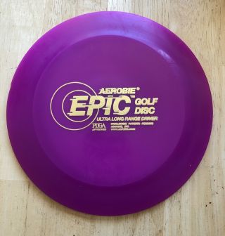 Aerobie Epic Rare Pdga Approved Disc Golf Ultra Long Range Driver
