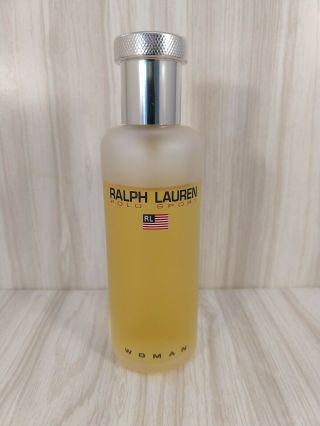 Vtg Rare Ralph Lauren Polo Sport Woman Eau De Toilette Natural Spray 3.  4 Oz 80