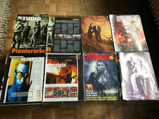 Rammstein Till Lindemann 70 Great Rare Clippings/poster