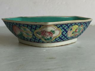 Antique Tongzhi Chinese Porcelain Enamel Painted Bowl - Dish 19thc Period Mark